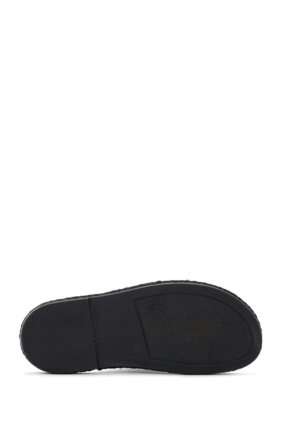 Men's Black Suede Leather Slippers