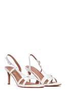 Women's White Heeled Sandals | Derimod