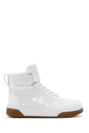 Women's White High Top Sneaker | Derimod