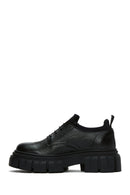 Women's Leather Thick Soled Casual Shoes | Derimod