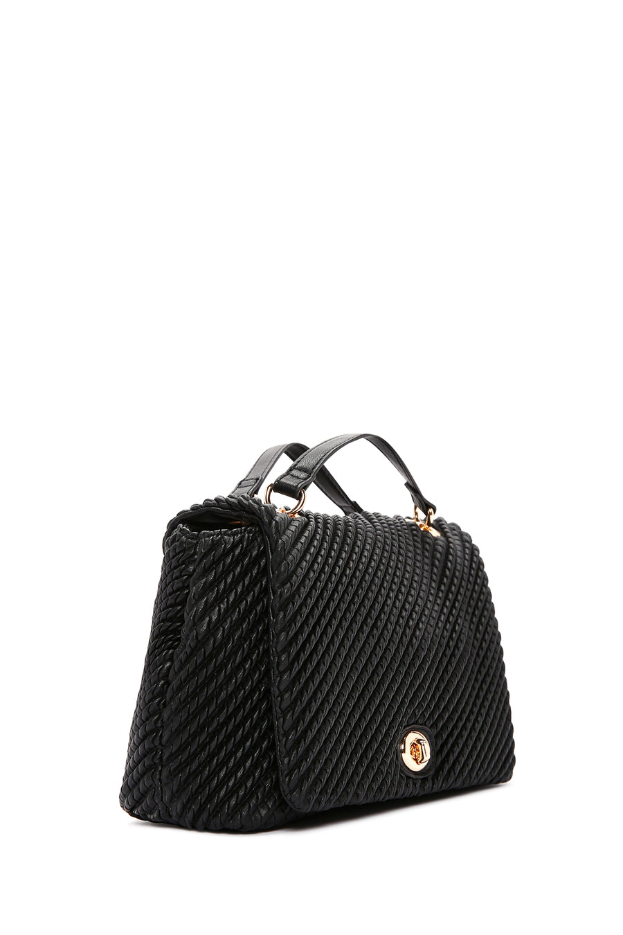 Women's Black Long Strap Shoulder Bag