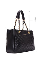 Women's Black Long Strap Quilted Shoulder Bag | Derimod