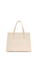 Women's Cream Long Strap Classic Handbag | Derimod