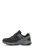 Men's Black Fabric-Leather Shoes | Derimod