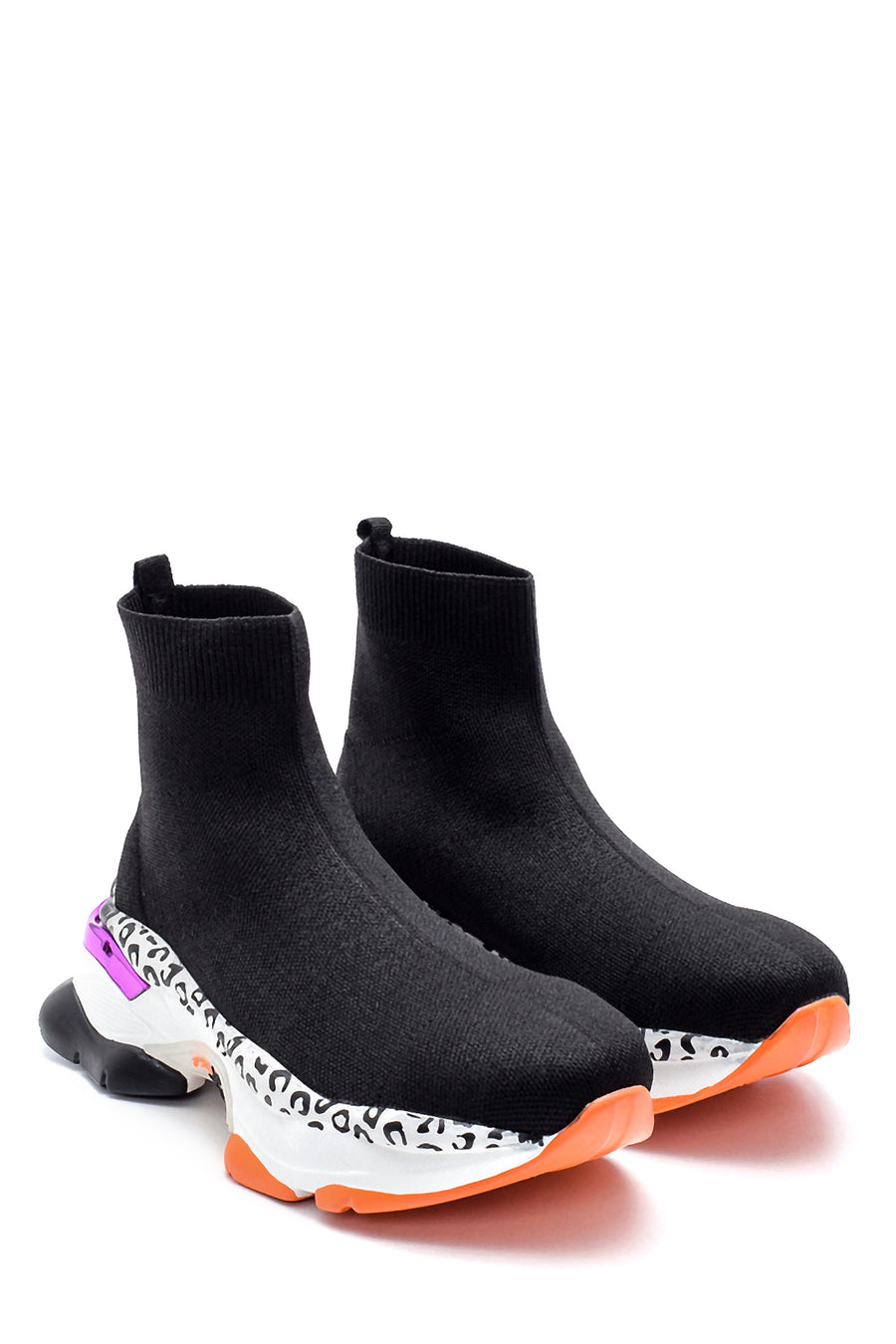 Women's Thick Colored Sole Sock Boots
