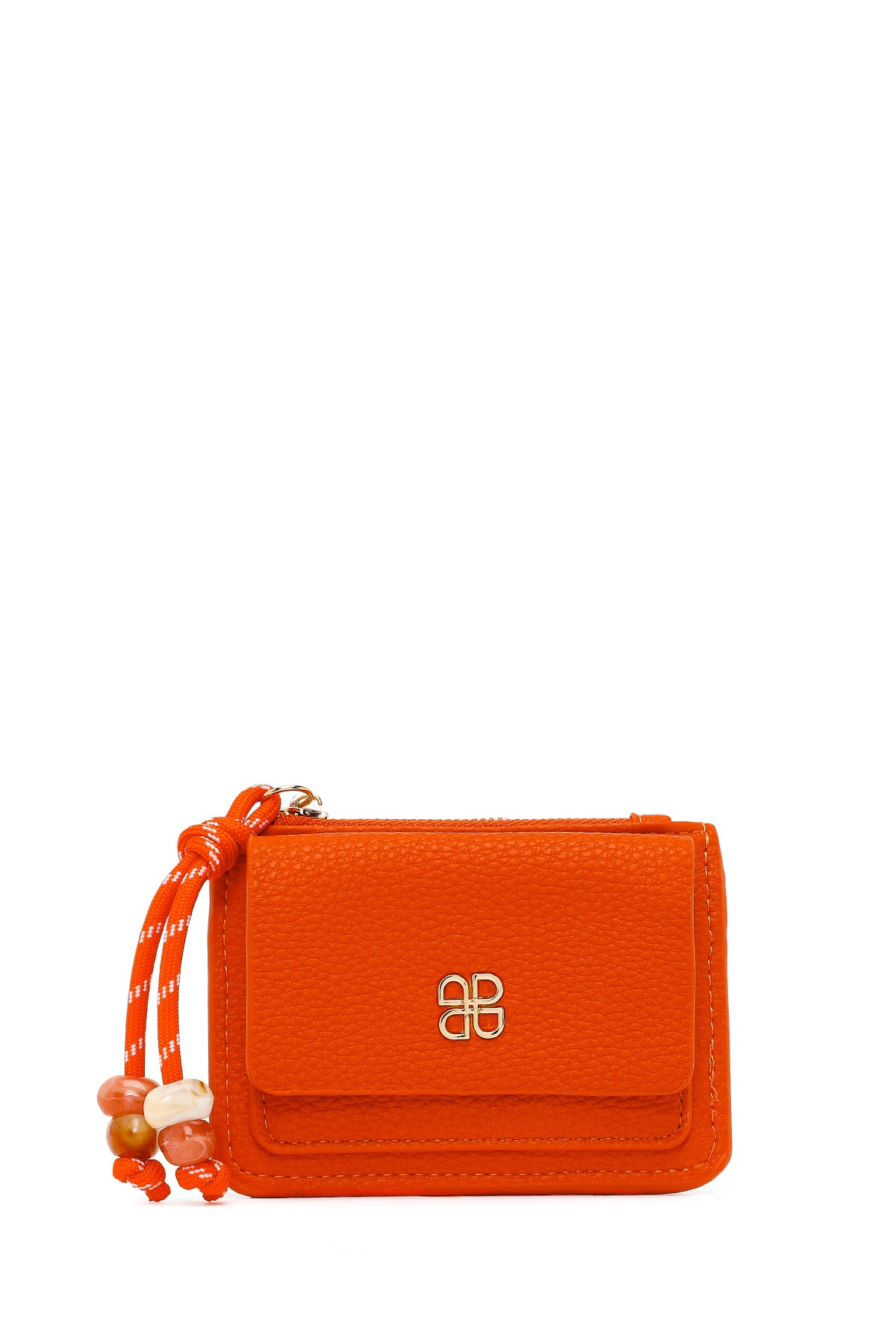 Woman Orange Charm Card Holder 000A2D5641FT | Derimod