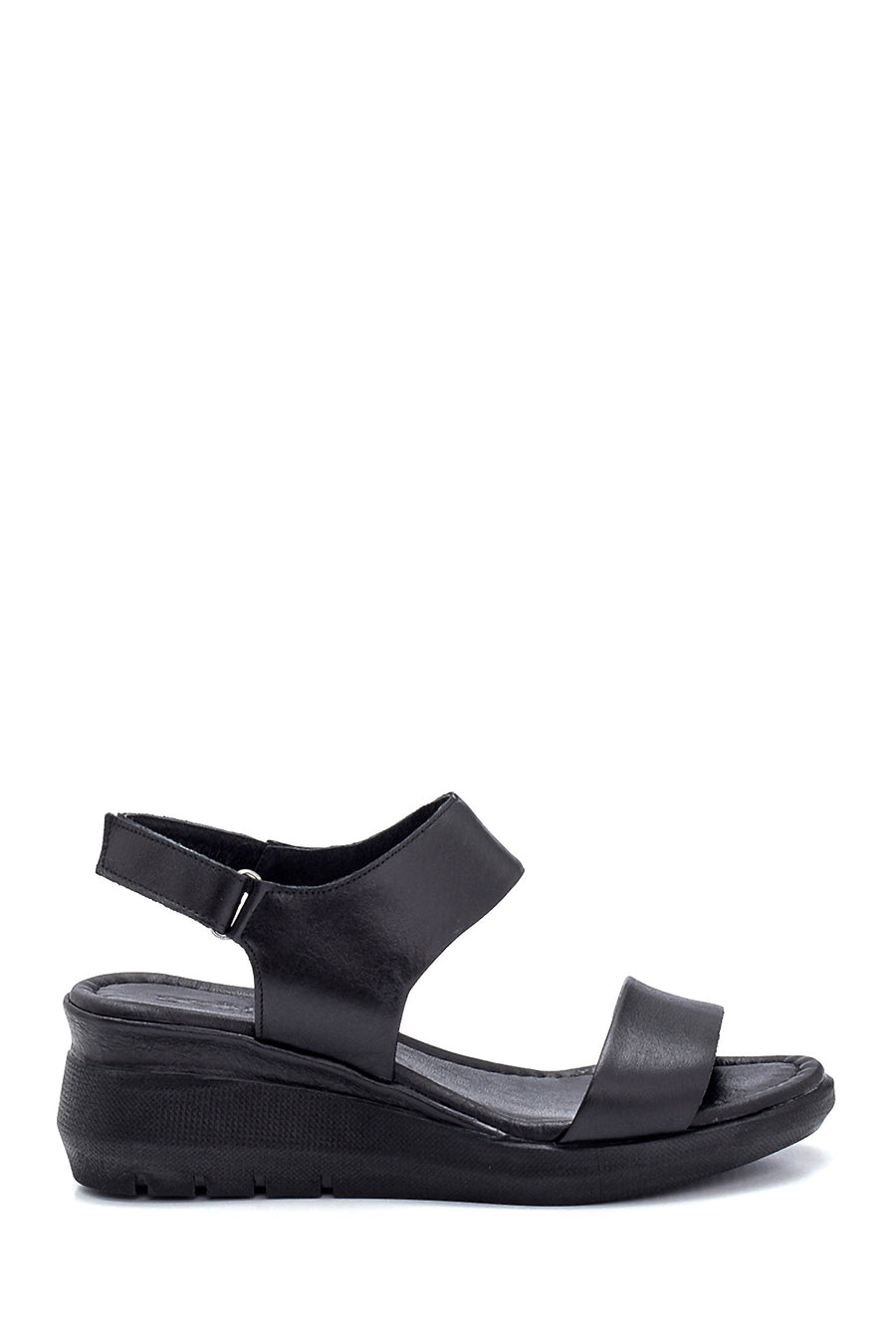 Women's Leather Thick Soled Sandals 21SFD361018 | Derimod