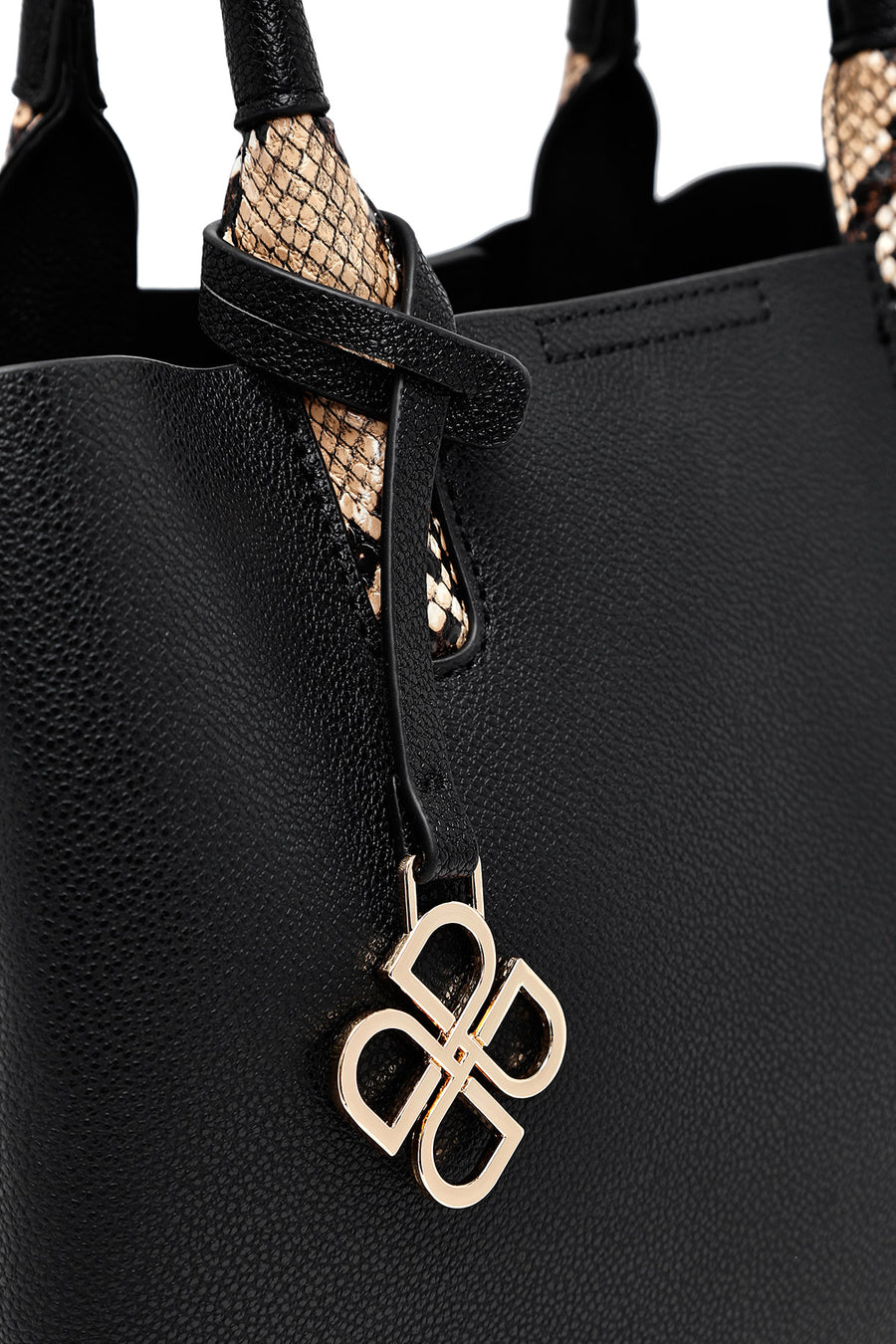 Women's Black Long Strap Classic Handbag
