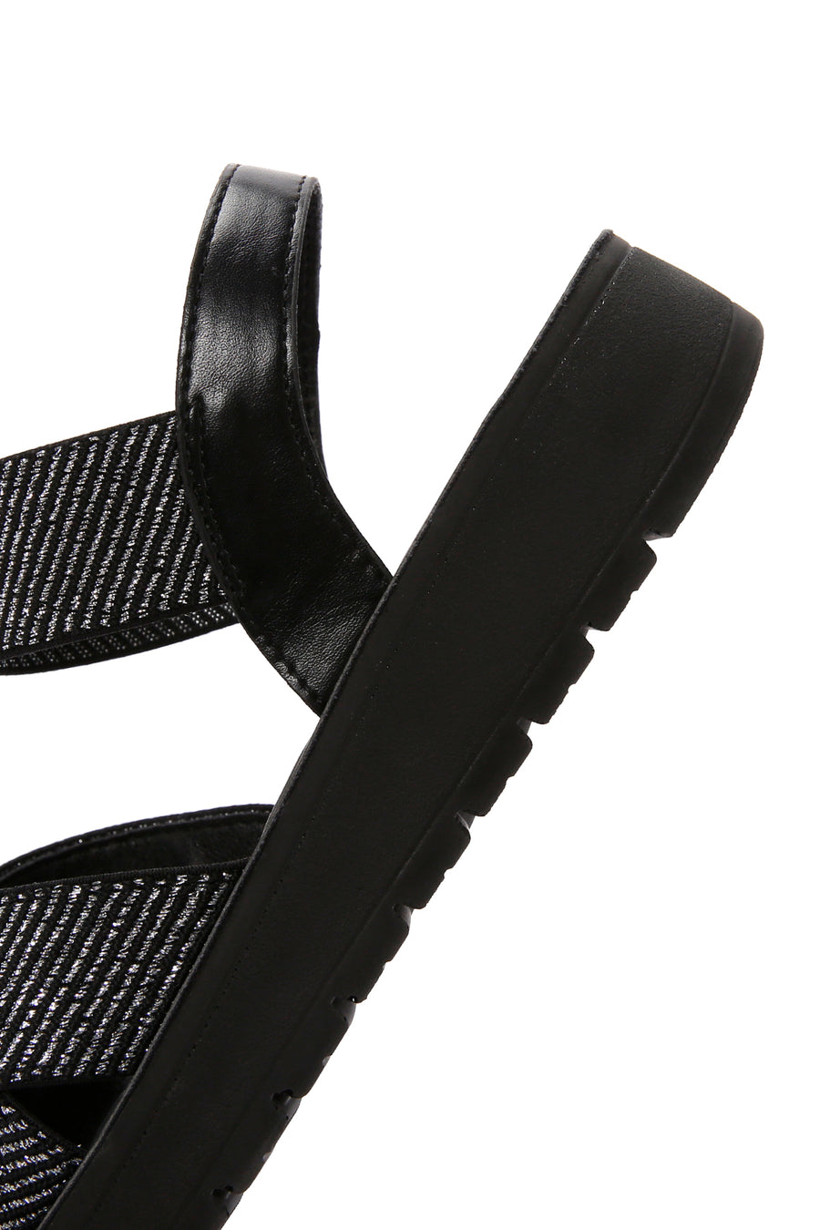 Women's Black Ankle Strap Sandals