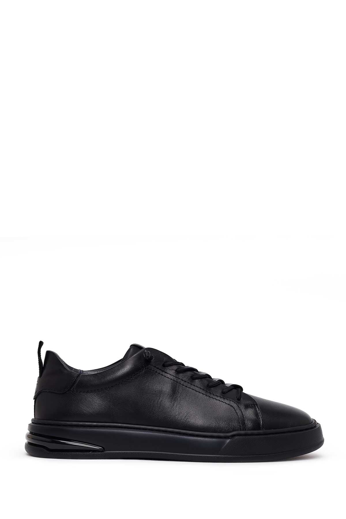 Male Black Lace-Up Leather Sneaker 26SFD631718 | Derimod