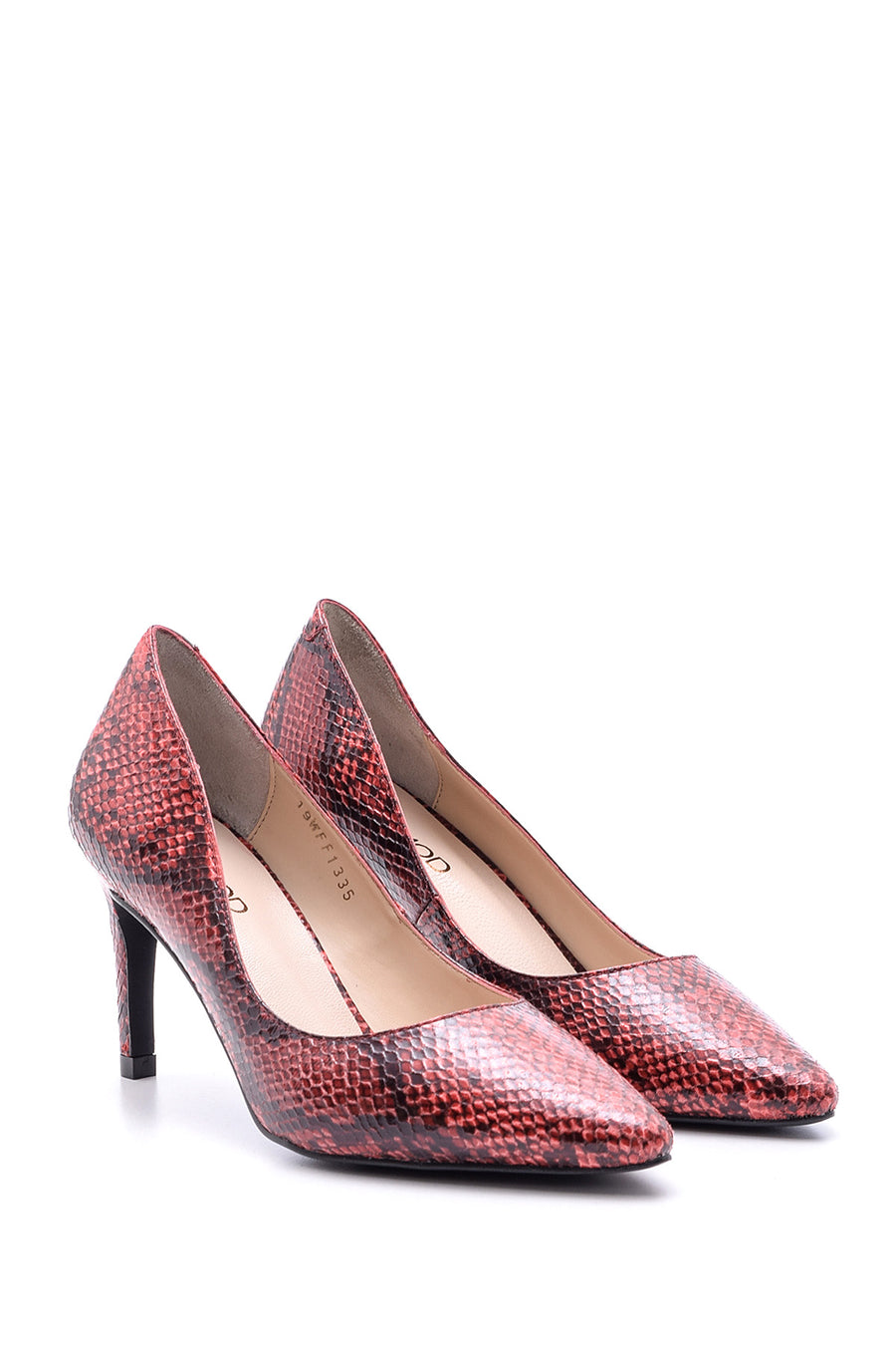 Women's Snakeskin Patterned Stiletto