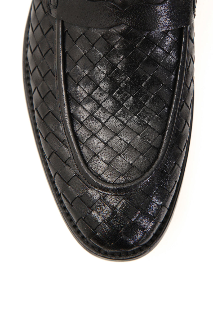 Braided Men's Leather Loafer