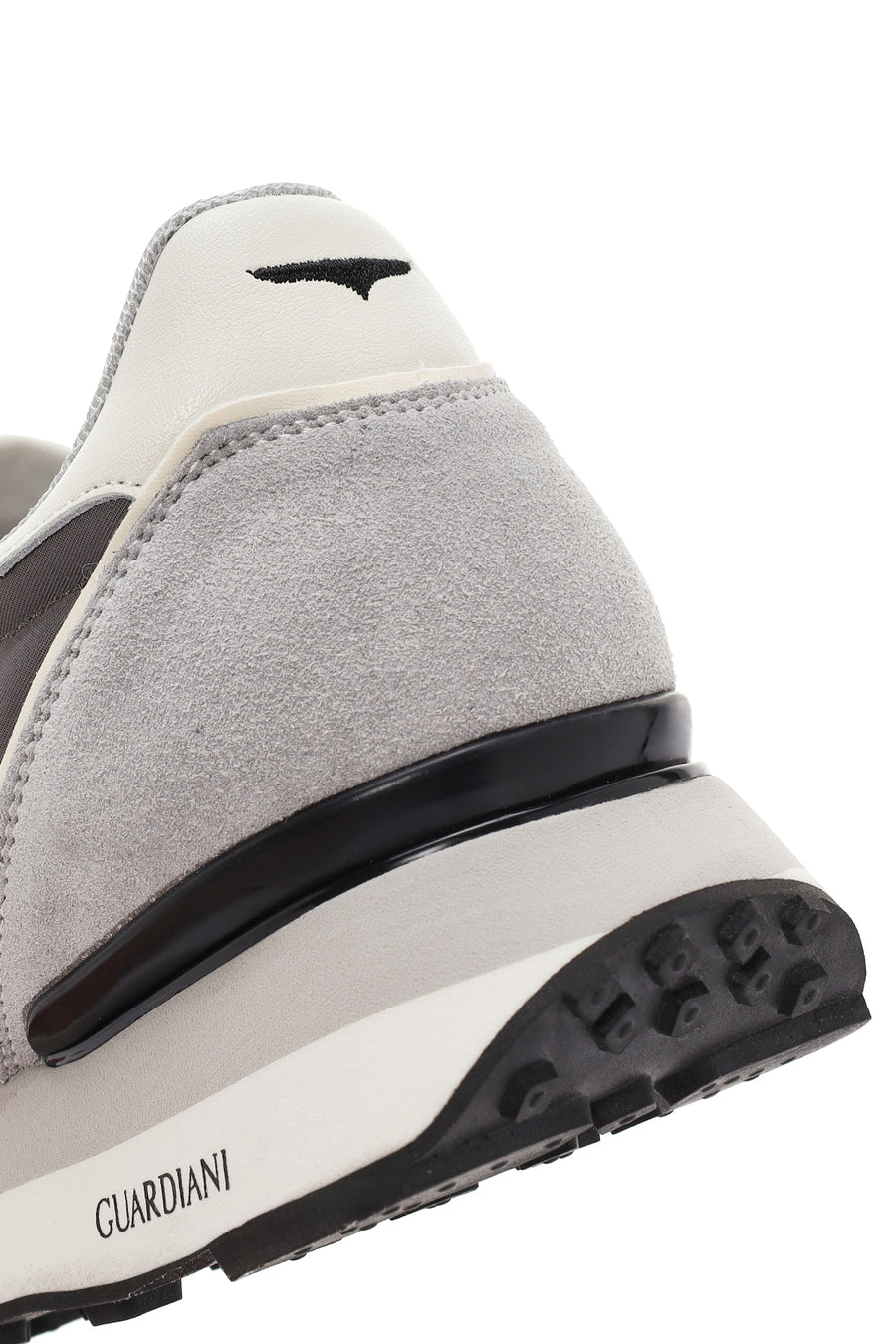 Alberto Guardiani Erkek Wen Kalın Tabanlı Gri Bağcıklı Deri Sneaker