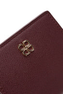 Women's Burgundy Wallet | Derimod