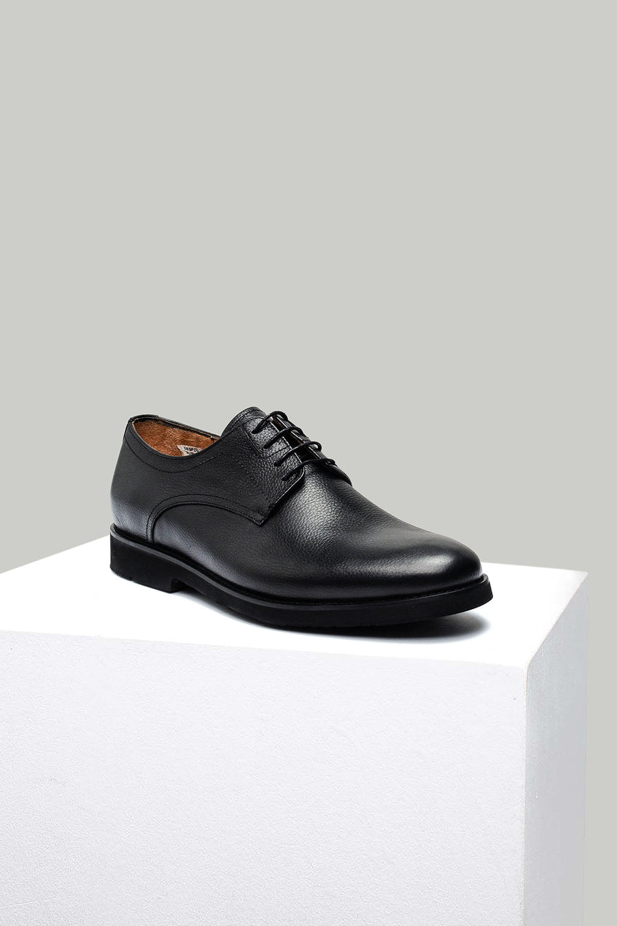 Black Men's Leather Shoes 18SFD3035FT | Derimod