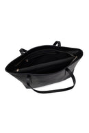 Woman Black Leather Shoulder Bag | Derimod