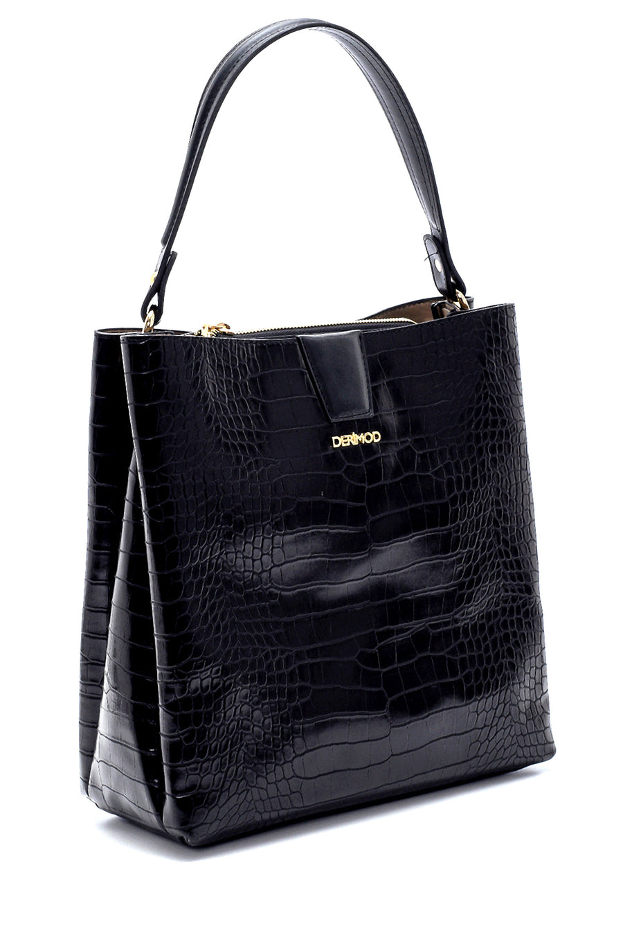Women's Crocodile Patterned Shoulder Bag
