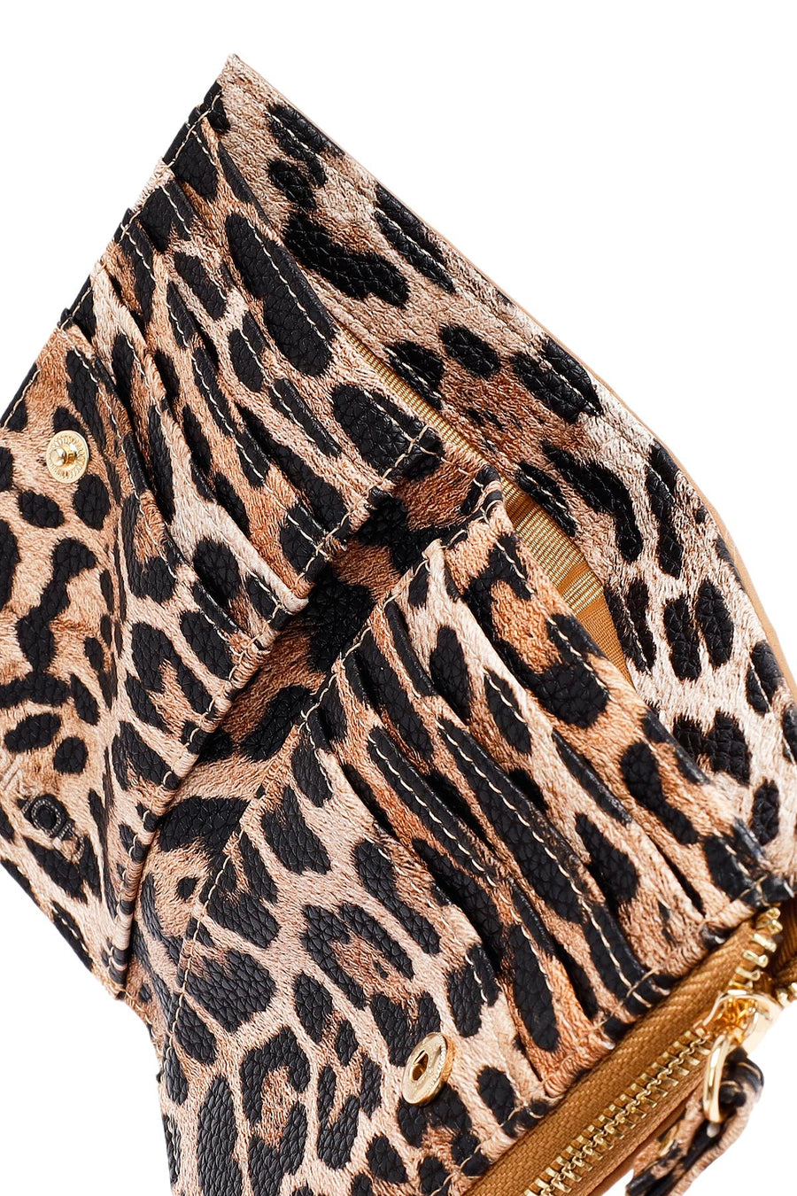 Women's Tan Leopard Wallet
