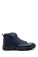 Men's Leather Zippered Boots | Derimod