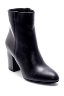 Women's Leather Heeled Boots | Derimod