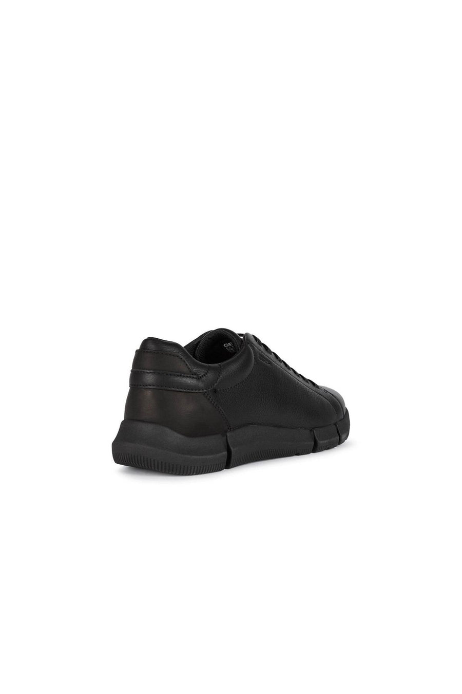 Geox Men's Black Adacter Leather Sneaker