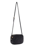 Women's Black Faux Leather Crossbody Bag | Derimod