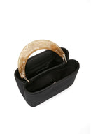 Kadın Siyah Uzun Askılı Mini Kol Çantası | Derimod