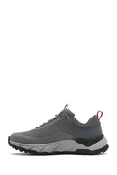 Skechers Men's Grey Brockmont Lace-Up Fabric Sneakers | Derimod