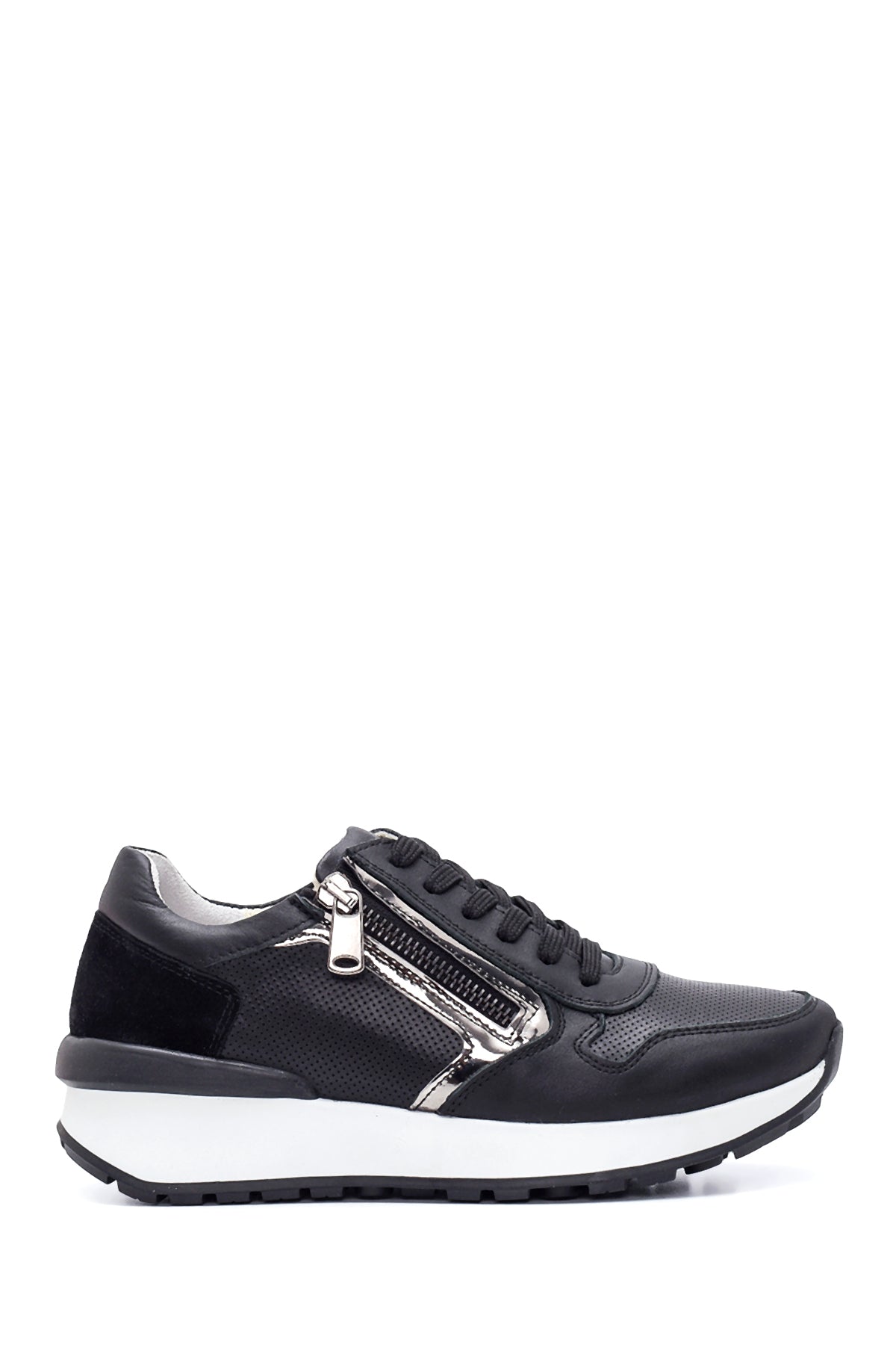 Kadın Deri Fermuarlı Sneaker 22SFD371414 | Derimod