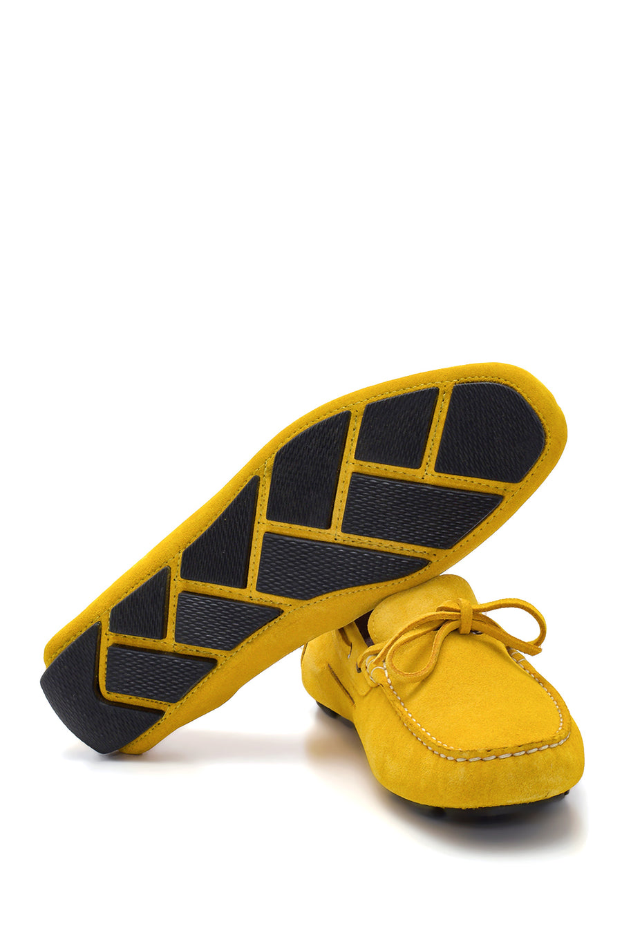 Erkek Sarı Süet Deri Casual Loafer