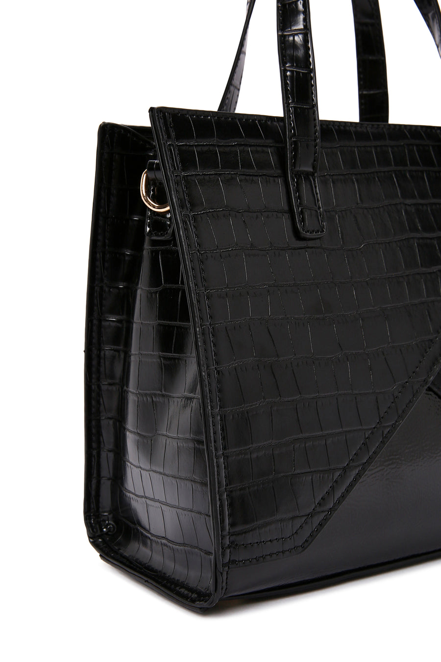 Women's Black Long Strap Shoulder Bag
