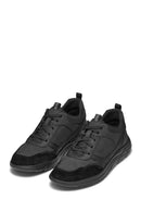 Geox Men Black Nebula Lace-Up Fabric Sneaker | Derimod