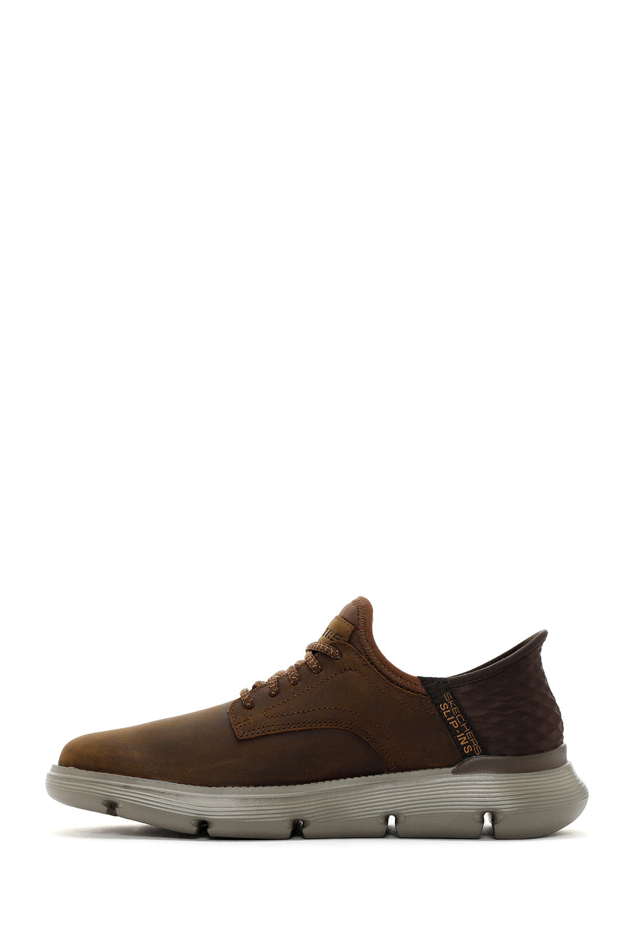 Skechers Erkek Kahverengi Garza Gervin Deri Sneaker