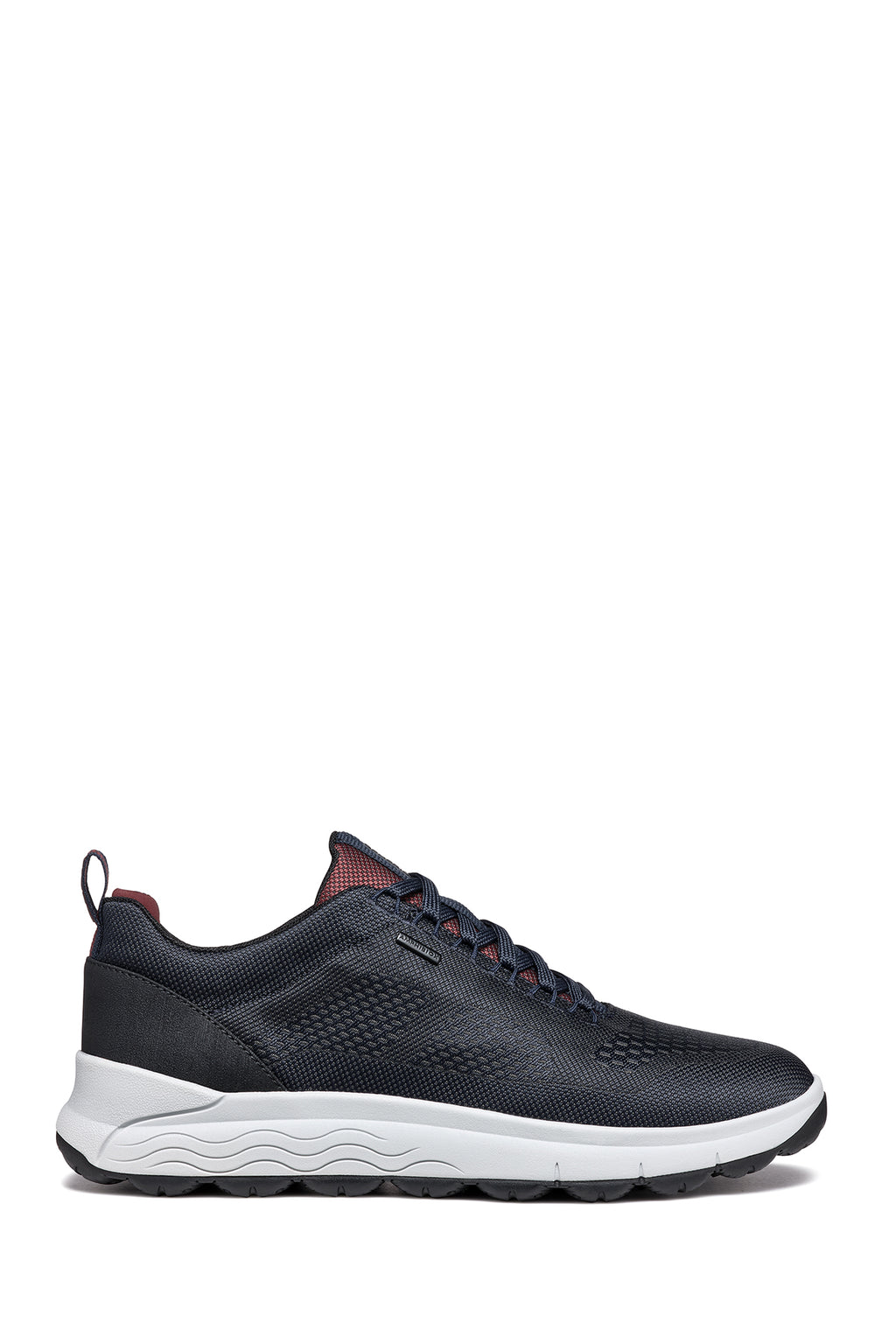 Geox Erkek Lacivert Spherica 4x4 Abx Bağcıklı Waterproof Deri Sneaker