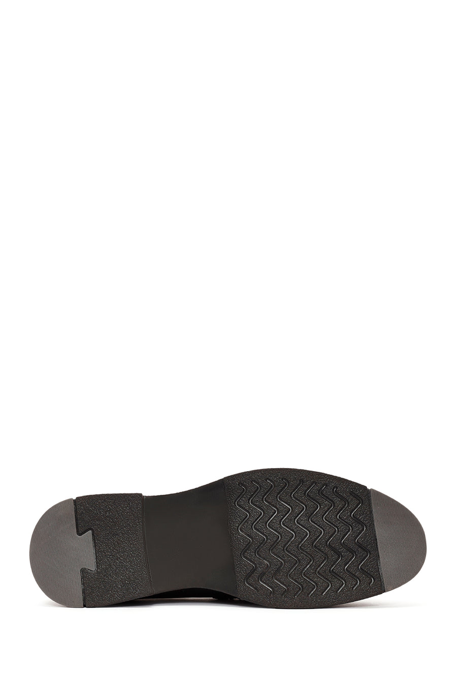 Men's Black Leather Casual Loafer