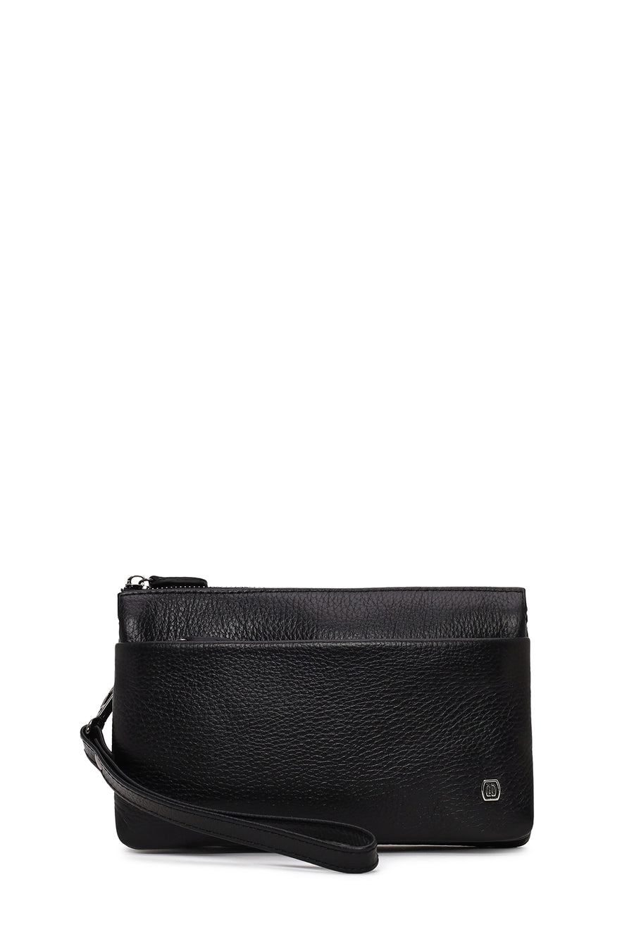 Male Black Leather Handbag 25WBD3542FT | Derimod