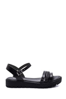 Women's Leather Braided Bodrum Sandals | Derimod