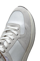 Erkek Gri Süet Deri Sneaker | Derimod