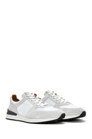 Erkek Gri Süet Deri Sneaker | Derimod