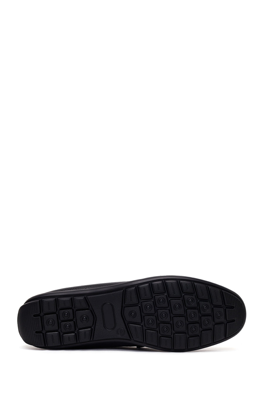 Male Black Leather Loafer