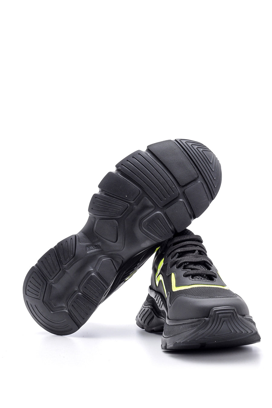 Men's High-Sole Leather Sneaker