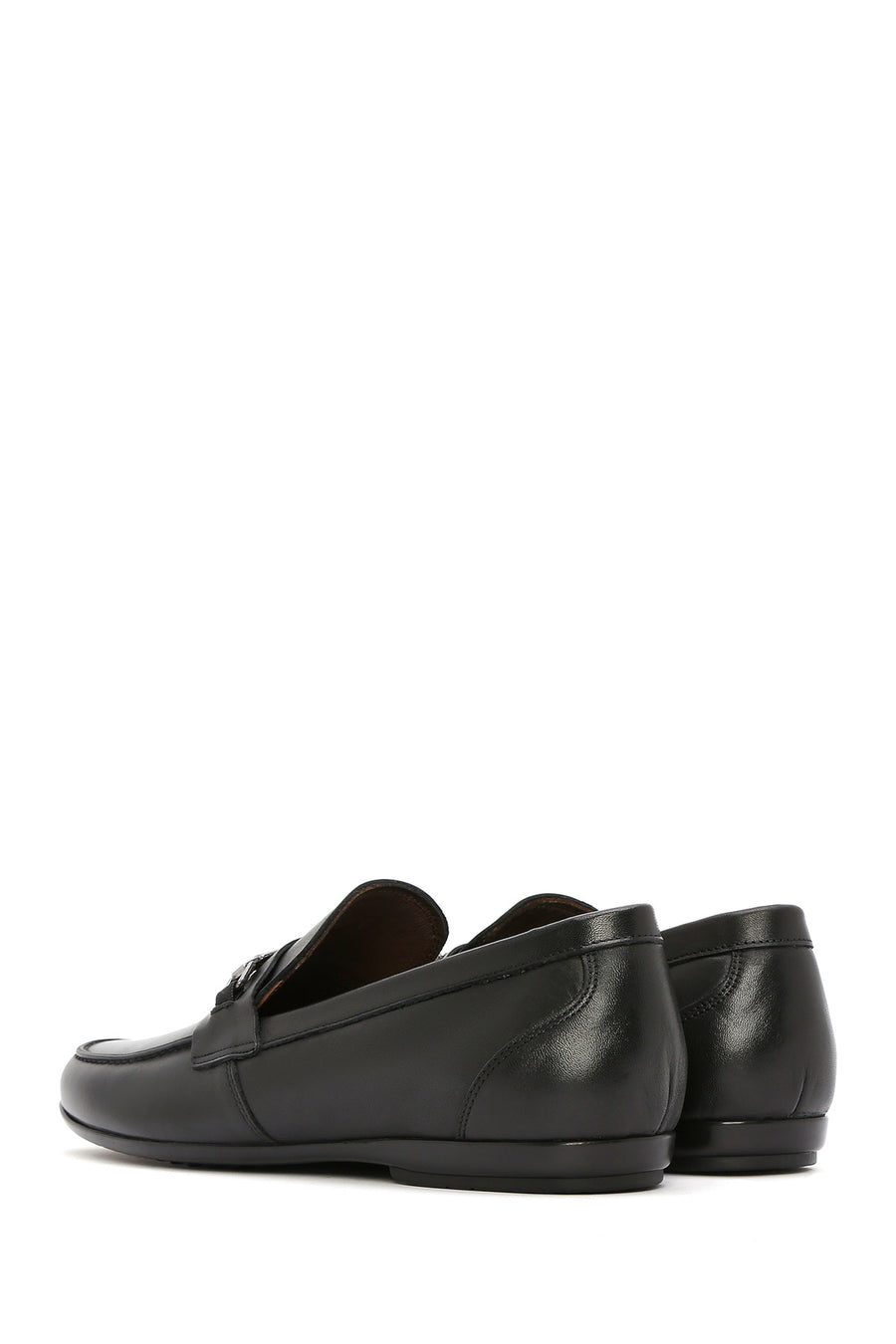 Men's Black Leather Classic Loafer