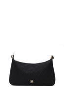 Woman Black Printed Shoulder Bag | Derimod