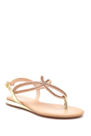 Women's Beige Stone Sandals | Derimod