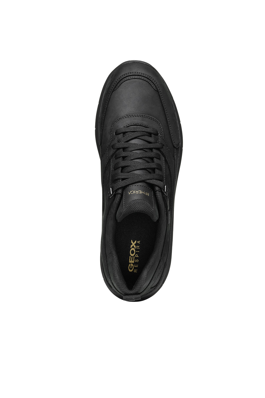 Geox Erkek Siyah U Spherica 4x4 B Abx D Waterproof Deri Sneaker