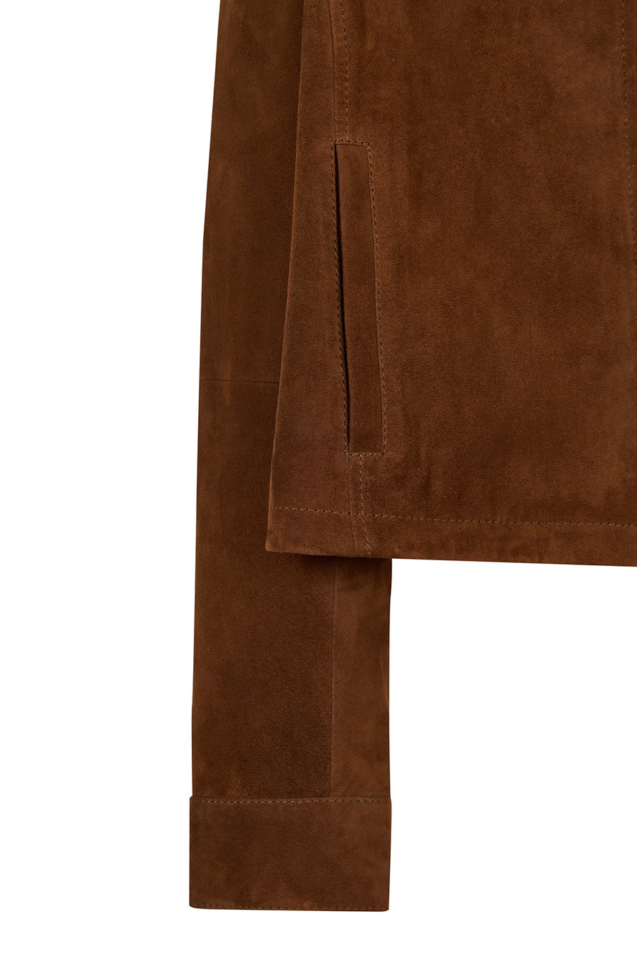 Dora Woman Brown Suede Leather Jacket