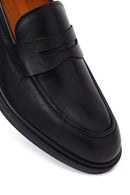 Erkek Siyah Deri Casual Loafer | Derimod