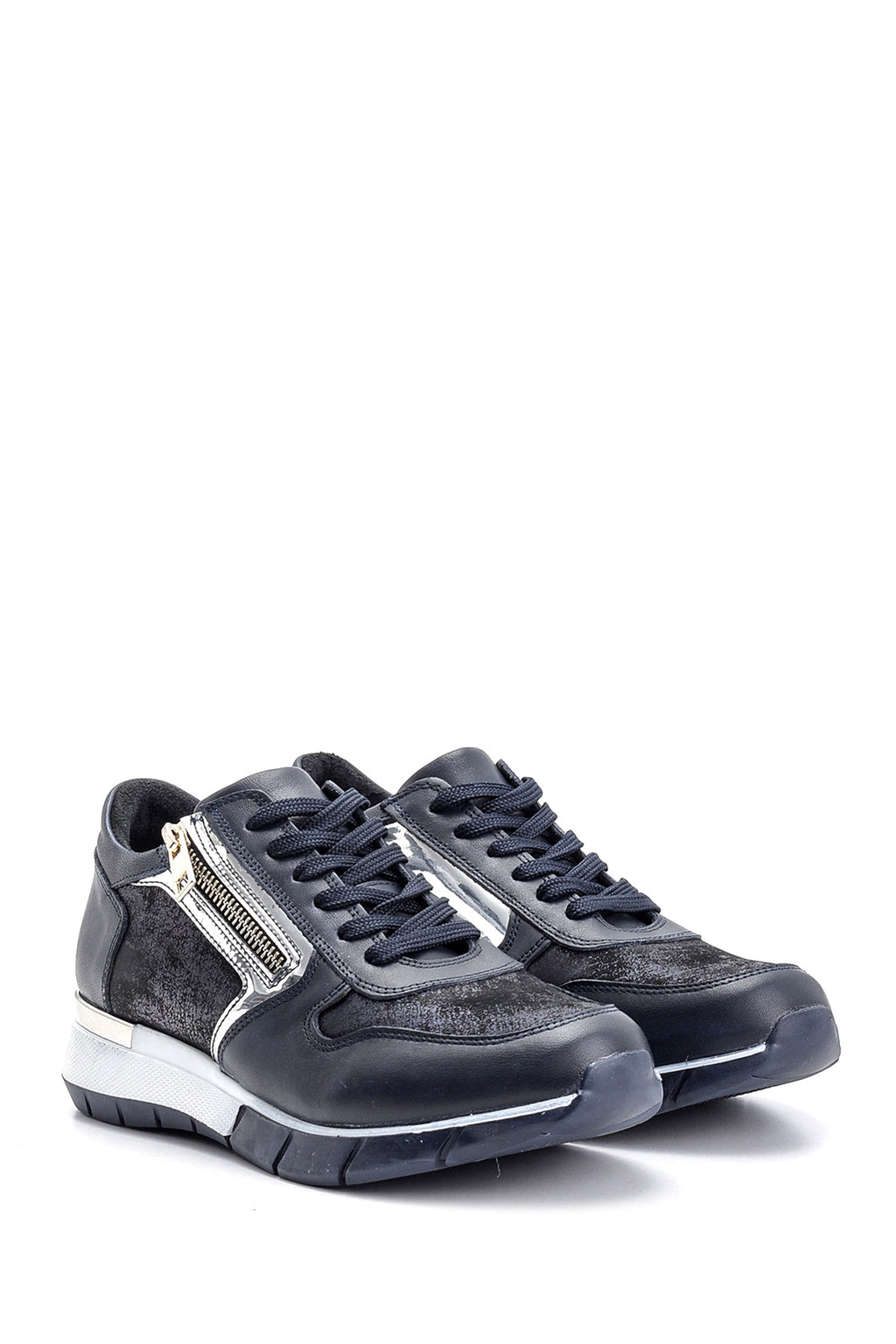 Kadın Fermuar Detaylı Sneaker