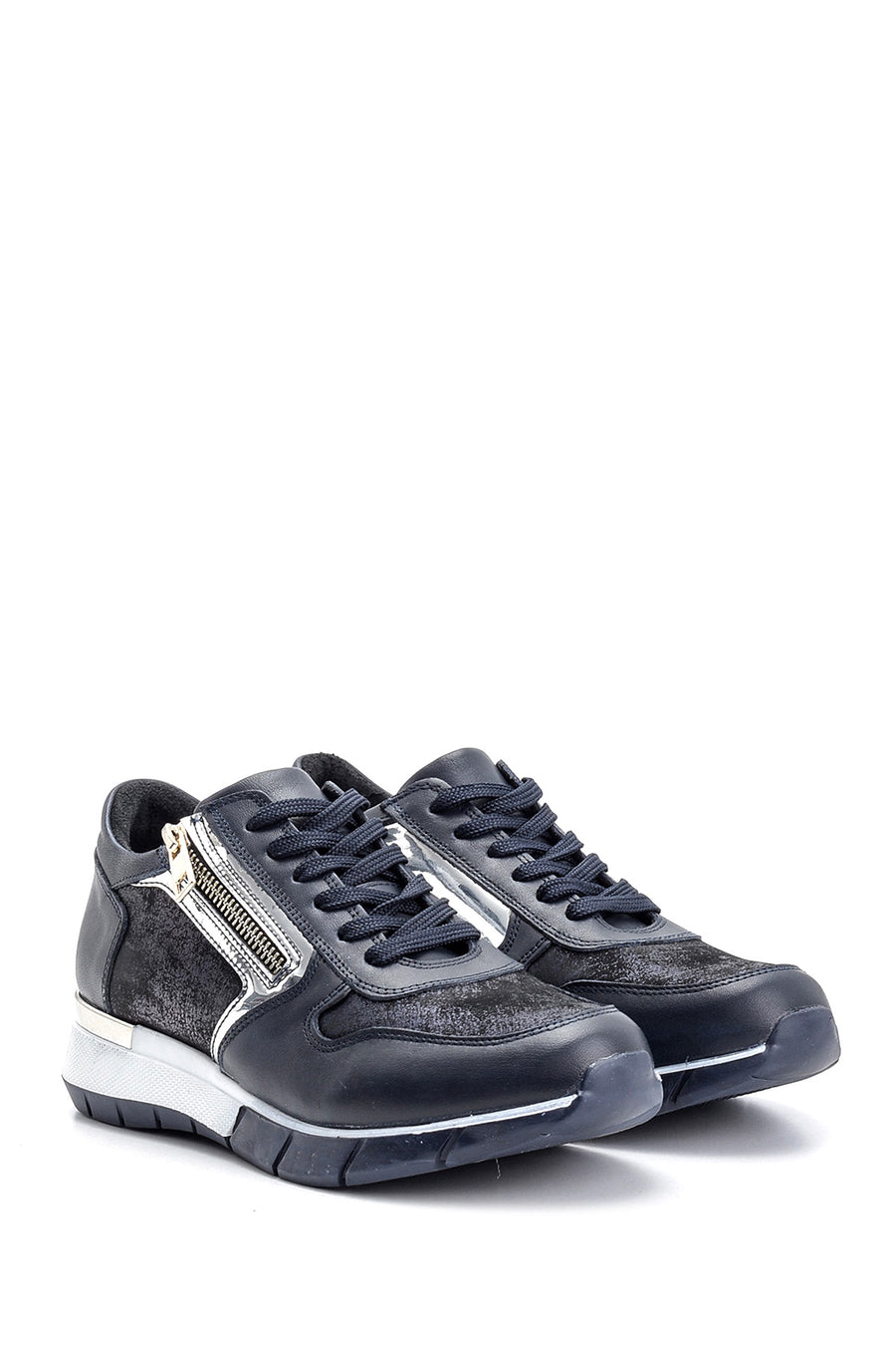 Kadın Fermuar Detaylı Sneaker
