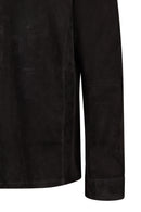 Olise Male Black Suede Jacket | Derimod